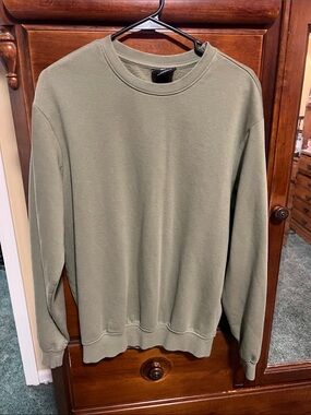 H&M Olive Green Crewneck Sweater
